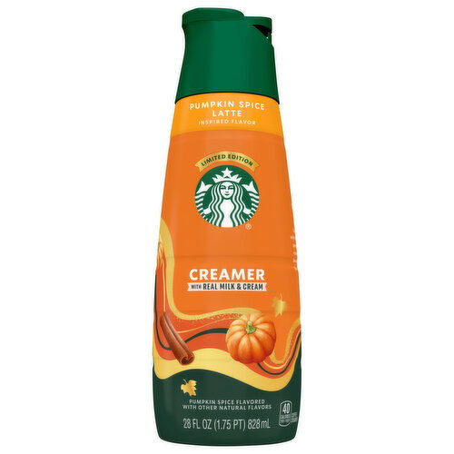 Starbucks Pumpkin Spice Latte Creamer with Real Milk & Cream Image 1 of 6