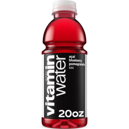 vitaminwater xxx Acai Blueberry Pomegranate Nutrient Enhanced Flavored Water Beverage