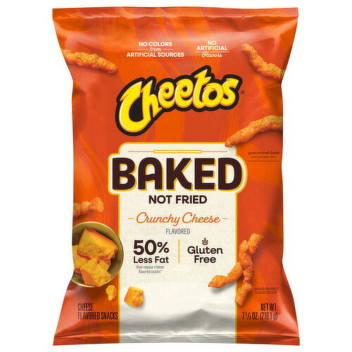 Cheetos Baked Not Fried Crunchy Cheese Flavored Cheese Flavored Snacks