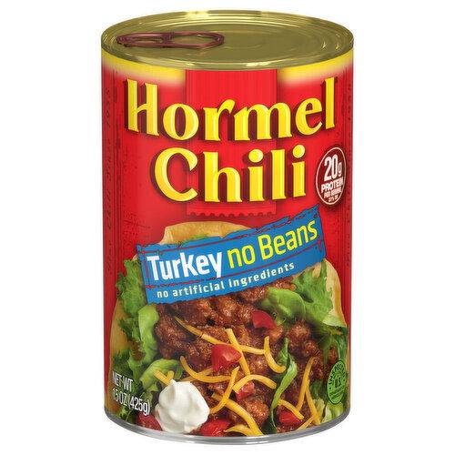 Hormel Chili, No Beans, 98% fat free, Turkey