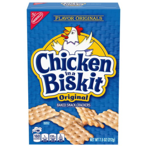Chicken in a Biskit Original Baked Snack Crackers Image 1 of 6