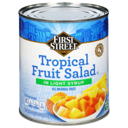 First Street Tropical Fruit Salad in Light Syrup