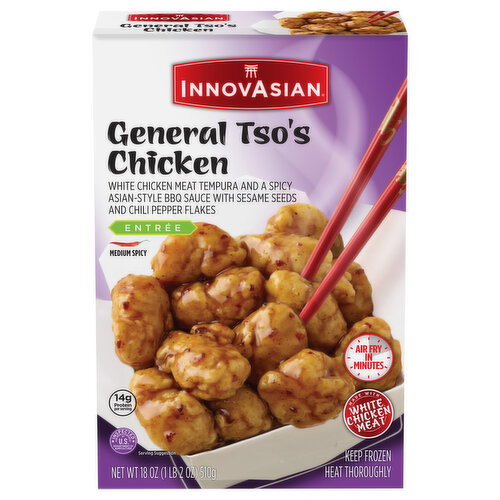 InnovAsian Entree Medium Spicy General Tso's Chicken Image 1 of 6
