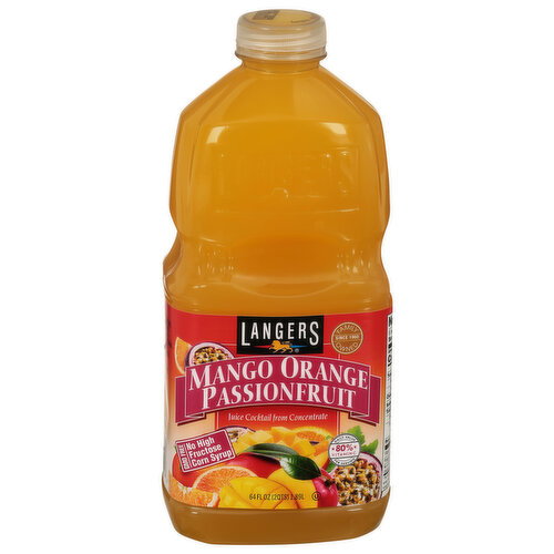 Langers Mango Orange Passionfruit Juice Cocktail Image 1 of 6