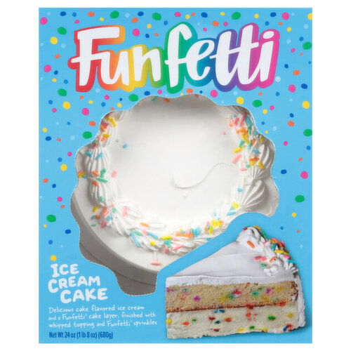 Funfetti Ice Cream Cake