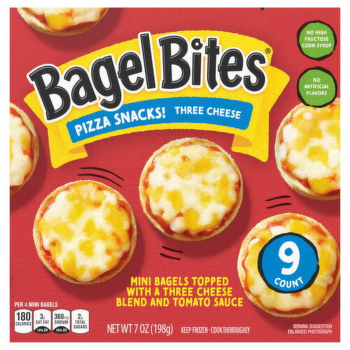Bagel Bites Three Cheese Pizza Snacks