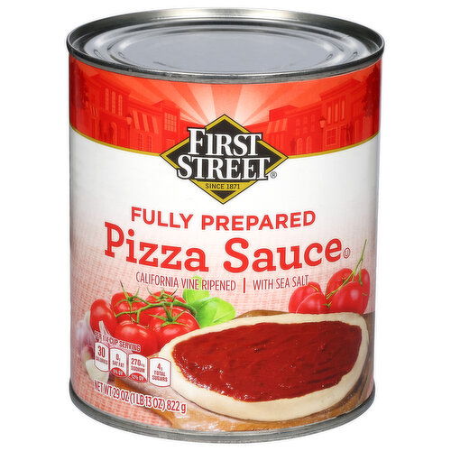 First Street Fully Prepared Pizza Sauce