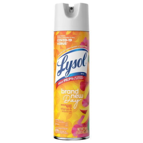 Lysol Mango & Hibiscus Disinfectant Spray Image 1 of 5