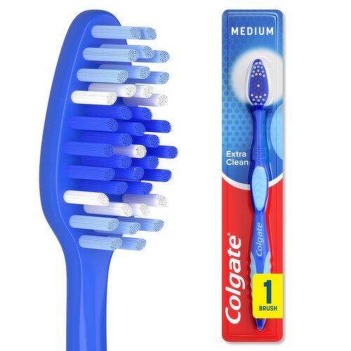 Colgate Adult Manual Full Head Toothbrush, Medium Image 1 of 9