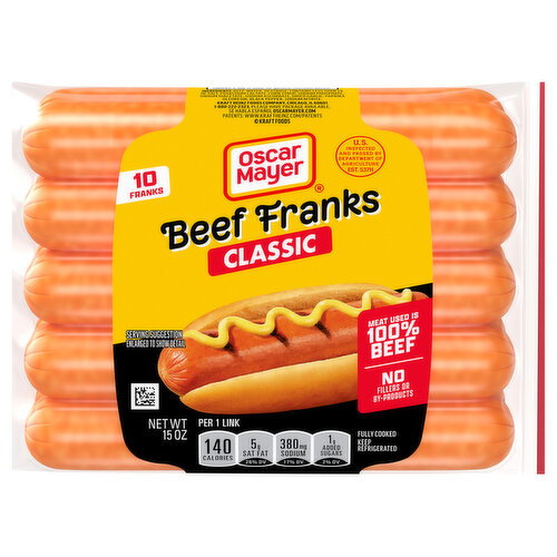 Oscar Mayer Classic Beef Franks Image 1 of 6