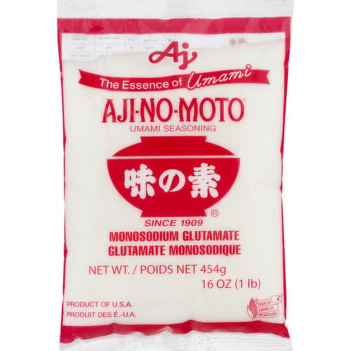 Ajinomoto Umami Seasoning, Monosodium Glutamate