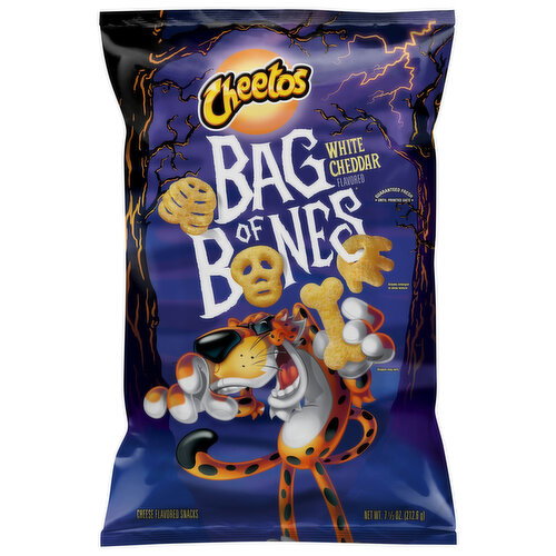 Cheetos Bag of Bones White Cheddar Halloween Cheese Flavored Snacks Image 1 of 3