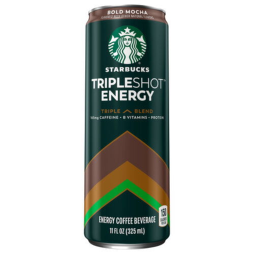 Starbucks Energy Coffee Beverage, Bold Mocha, Triple Blend