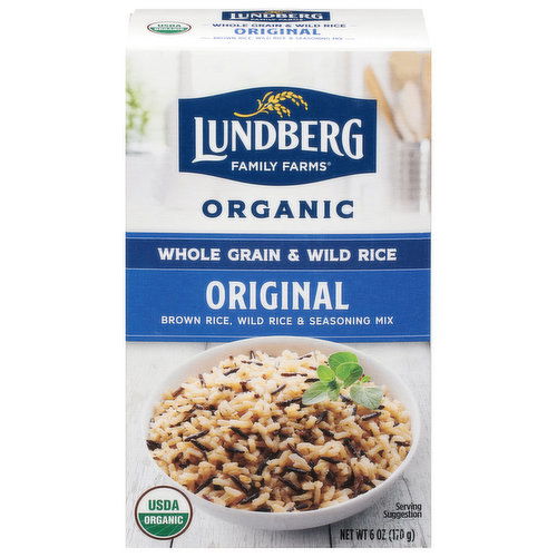 Lundberg Family Farms Whole Grain & Wild Rice, Organic, Original