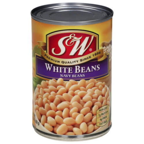S&W Navy Beans White Beans