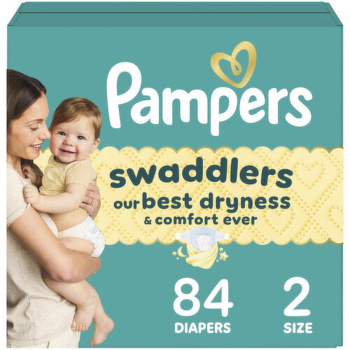 Pampers Diapers, Size 2