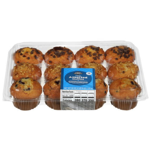 First Street Assorted Large Muffins Image 1 of 6