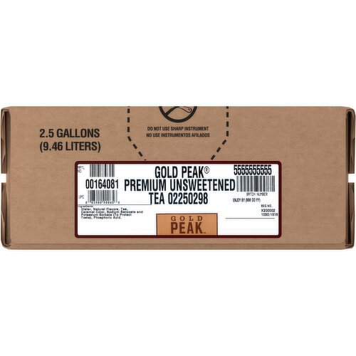 Gold Peak Unsweetened Black Iced Tea Bag-in-Box Image 1 of 9