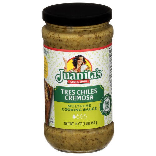 Juanita's Tres Chiles Cremosa Multi-Use Cooking Sauce