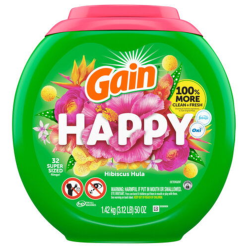 Gain Detergent, Hibiscus Hula