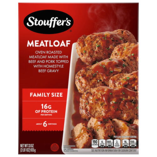 Stouffer's Meatloaf, Family Size