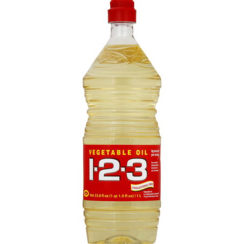 1 2 3 Vegetable Oil