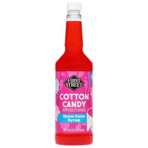 First Street Cotton Candy Snow Cone Syrup