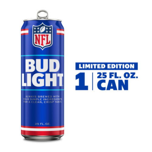 bud light premium beer, 25 fluid ounce