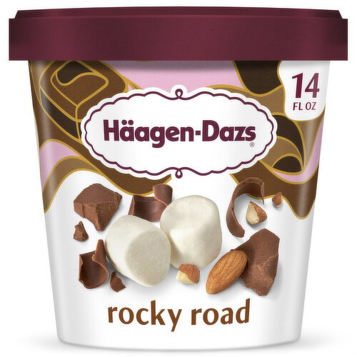 Haagen-Dazs Ice Cream, Rocky Road Image 1 of 11