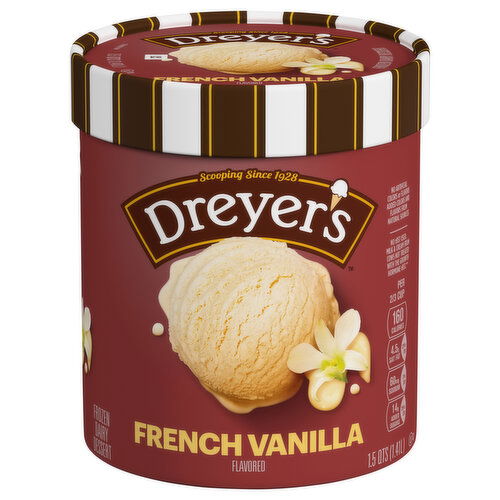 Dreyer's Frozen Dairy Dessert, French Vanilla