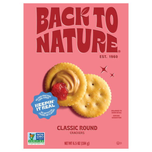 Back to Nature Classic Round Crackers
