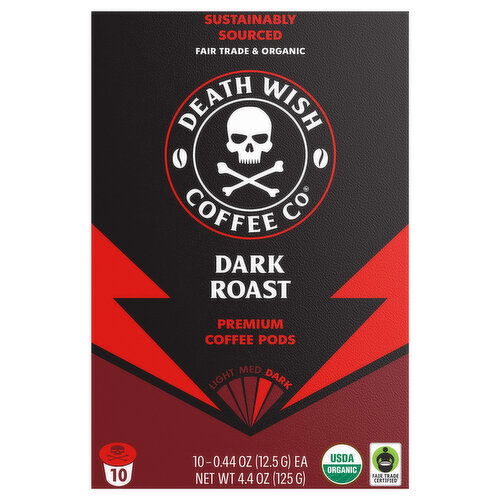 Death Wish Coffee Co Premium Dark Roast Coffee
