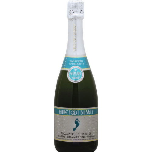 Barefoot Bubbly Champagne, Sparkling, Moscato Spumante, California