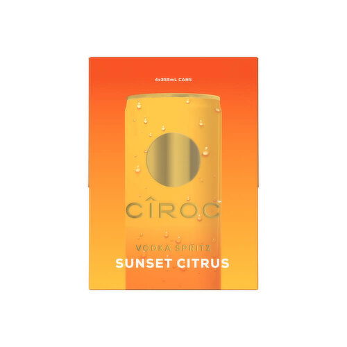 Ciroc Sunset Citrus Cocktail