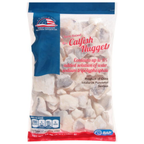 Great American Seafood Imports Co. Skinless Catfish Nuggets