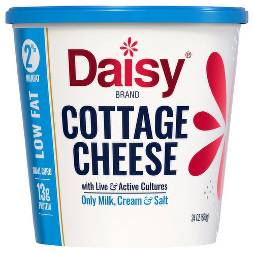 Daisy Low Fat 2% Milkfat Small Curd Cottage Cheese