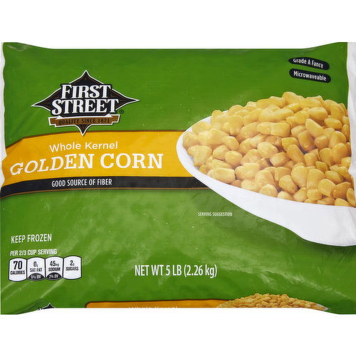 First Street Golden Corn, Whole Kernel