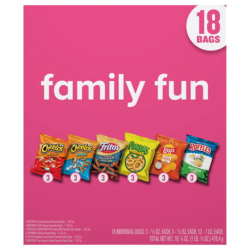 Frito Lay Family Fun Snacks