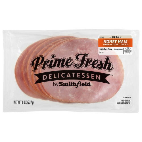 Prime Fresh Delicatessen Honey Ham, with Natural Juices