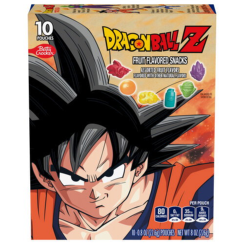 Betty Crocker Dragonball Z Assorted Fruit Flavored Snacks