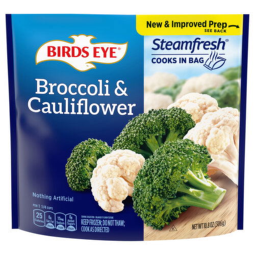 Birds Eye Cooks in Bag Broccoli & Cauliflower