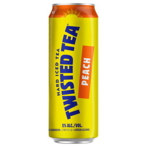 Twisted Tea Hard Iced Tea, Peach