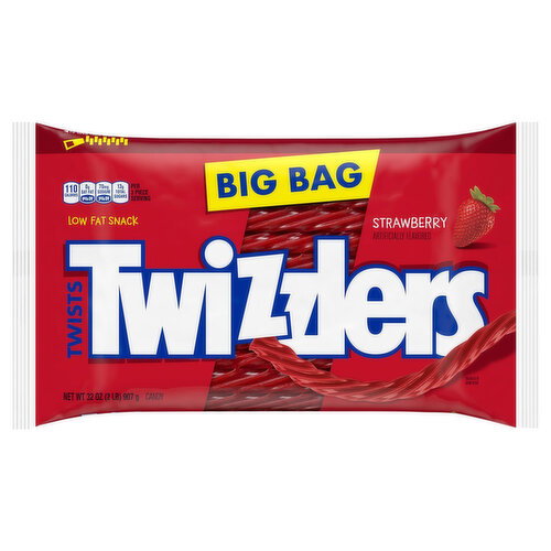 Twizzlers Twists Strawberry Candy Big Bag