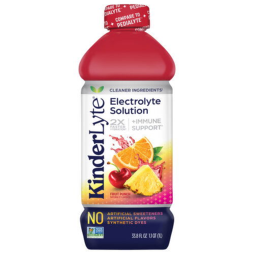 Kinderlyte Electrolyte Solution, Fruit Punch