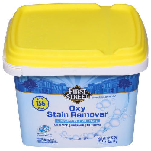 First Street Stain Remover, Oxy, Brightens & Whitens