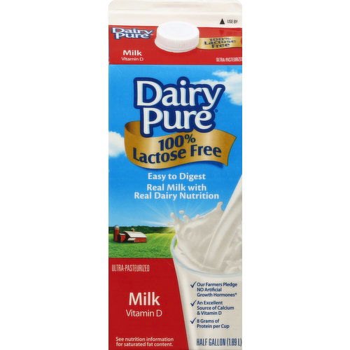 Dairy Pure Milk, 100% Lactose Free