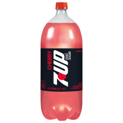 7-UP Zero Sugar Cherry Soda Image 1 of 6