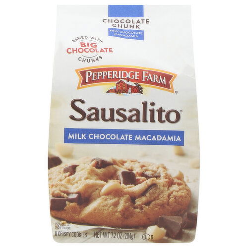 Pepperidge Farm Cookies, Crispy, Milk Chocolate Macadamia