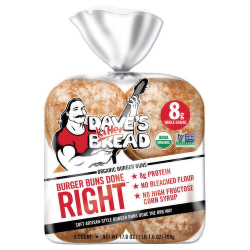 Dave's Killer Bread Organic Burger Buns