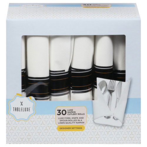 Tableluxe Cutlery Rolls, Napkin